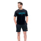 Hundred HBTS-5M333 Men’s Badminton T-Shirt | Quick Dry Round Neck Sports Tee for Training & Matches | Lightweight Performance Wear - Best Price online Prokicksports.com