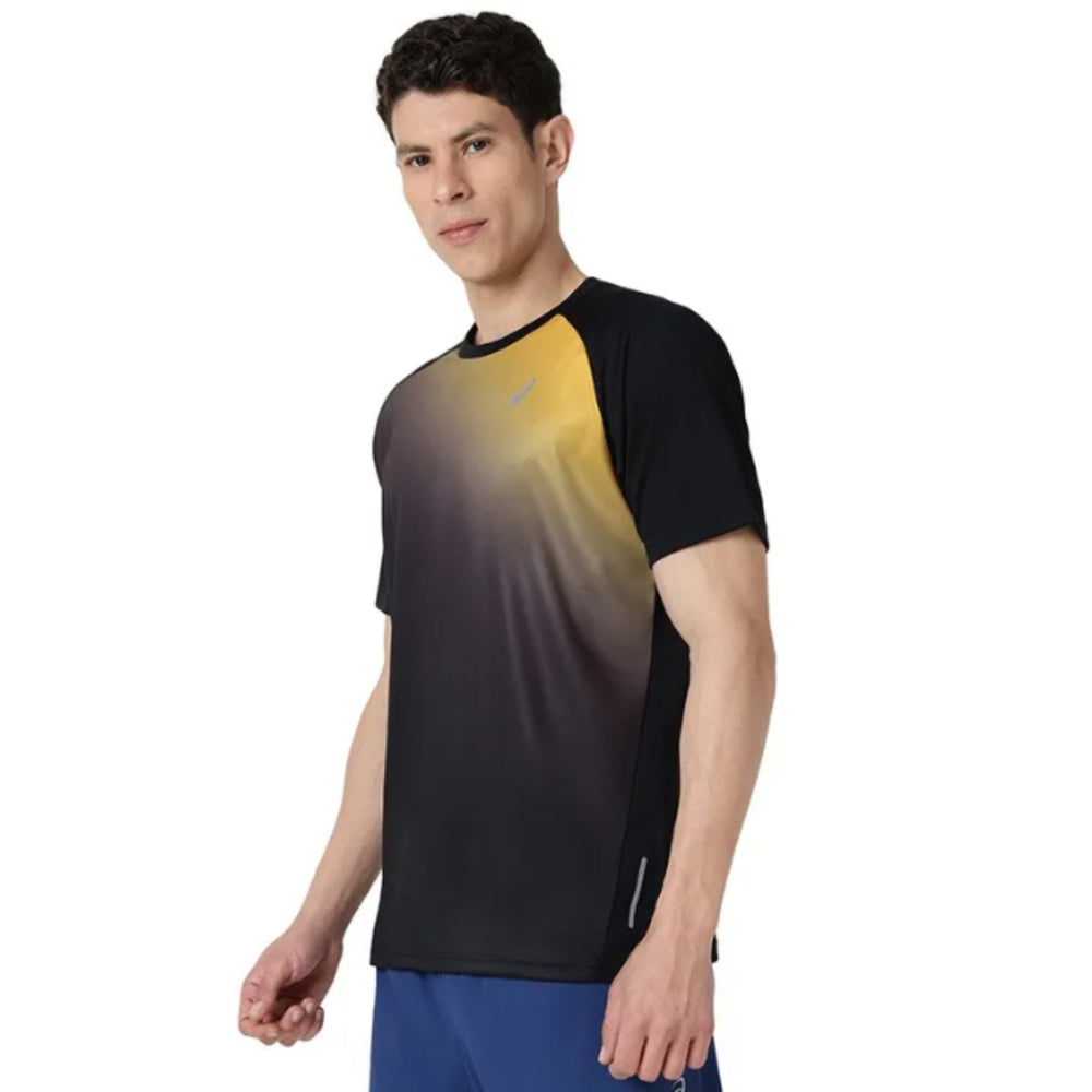 ASICS Ombre Graphic SS Top for Men | Round Neck Sports T-Shirt - Best Price online Prokicksports.com