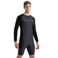 Speedo AM Performance Printed Swimactive Long Sleeve Suntop – Men UV Protection Swim Top, Quick Dry Stretch Rashguard, True Navy Blue/Cobalt Pop - Best Price online Prokicksports.com
