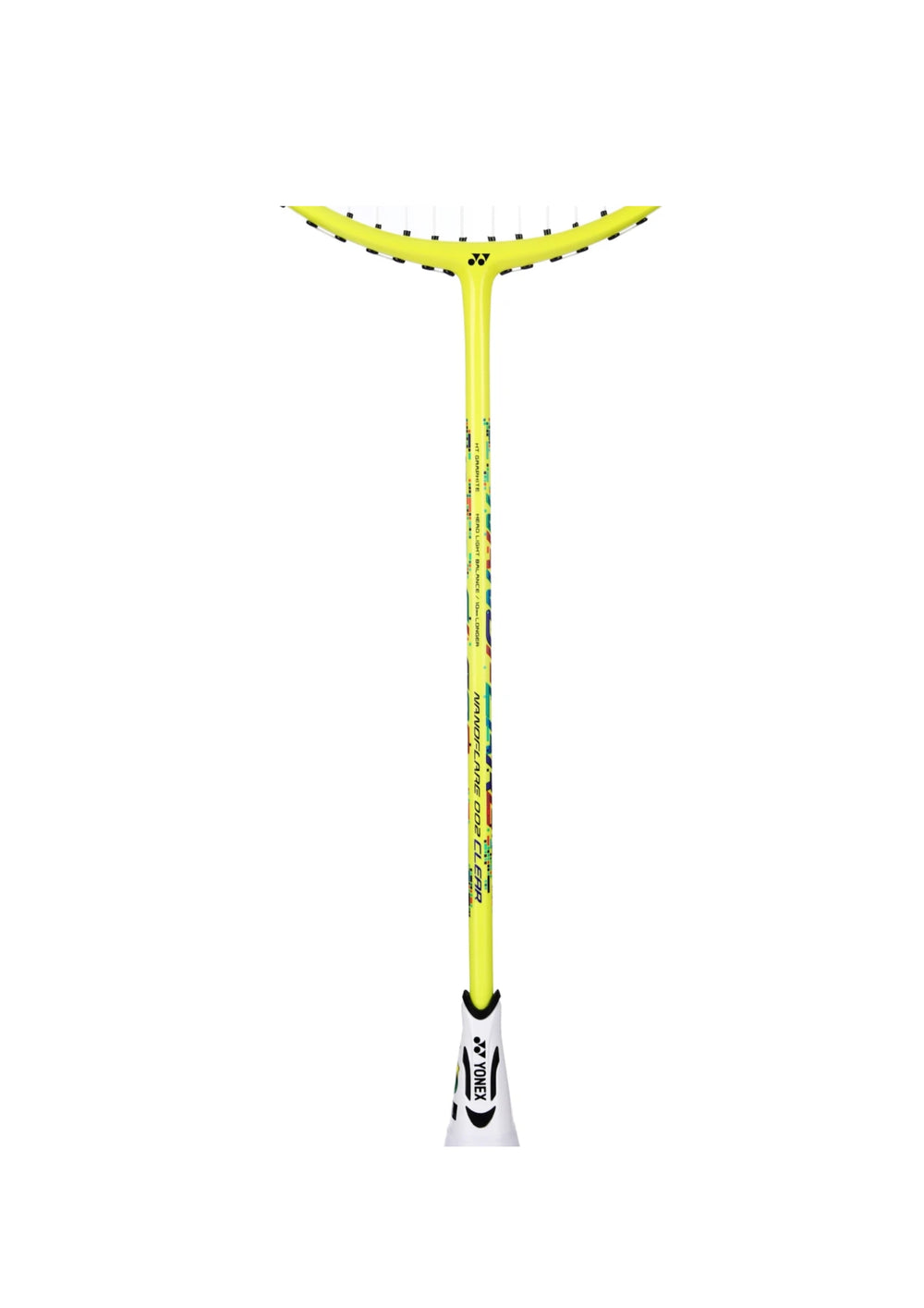 Yonex Nanoflare 002 Clear Strung Badminton Racquet – 4U4 (Yellow) | Head-Light Speed with Flexible Shaft & ISOMETRIC Frame