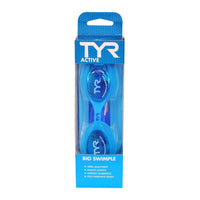 TYR Big Swimple Swimming Goggles – Blue | Comfortable Training Goggles with Easy Adjustment & Leak-Proof Fit - Best Price online Prokicksports.com