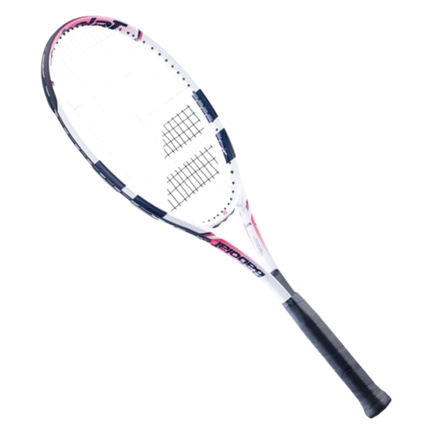 Babolat Feather Strung Tennis Racquet (Grip 2: 4 1/8) - 260g, White/Pink/Blue – Lightweight Control & Power (16x19) - Best Price online Prokicksports.com