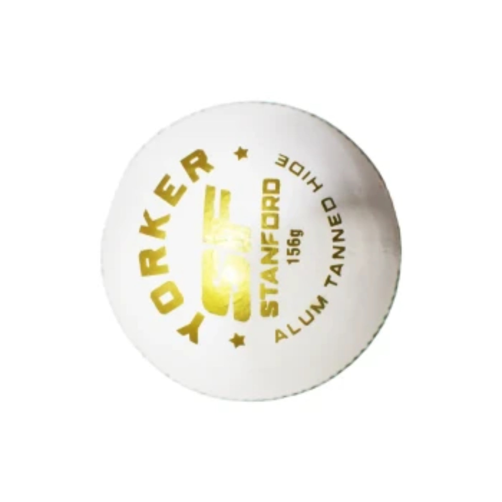 SF Yorker KSCA Cricket Leather Ball White | 1 Piece Match Ball - Best Price online Prokicksports.com