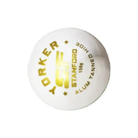 SF Yorker KSCA Cricket Leather Ball White | 1 Piece Match Ball - Best Price online Prokicksports.com