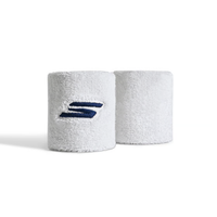 Skechers Performance Wrist Band (Pack of 1 Pair) | High-Absorbency Cotton Blend | Elasticated Sweatband for Gym, Tennis & Running - Best Price online Prokicksports.com