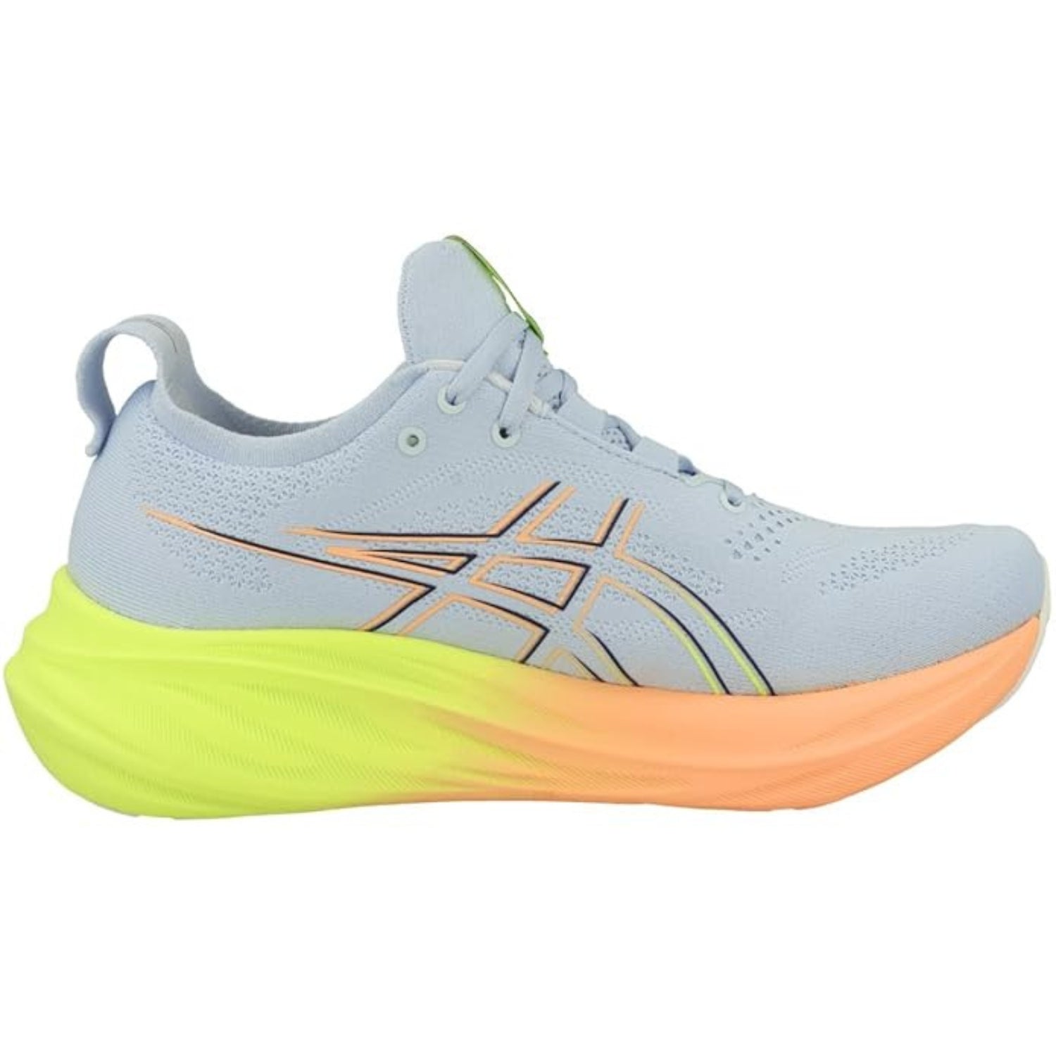 ASICS GEL-NIMBUS 26 Running Shoes for Men | Maximum Cushioning | PureGEL Technology | French Blue/Electric Lime | Plush Comfort for Long Runs - Best Price online Prokicksports.com