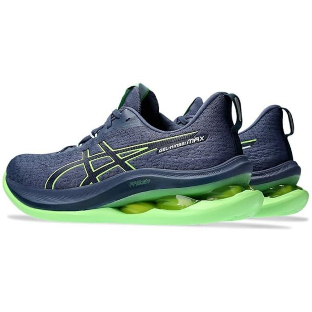 ASICS GEL-KINSEI MAX Men Running Shoes – Thunder Blue/Electric Lime, Premium Cushion Running Footwear with FF BLAST™ PLUS ECO & GEL™ Technology – UK 6 - Best Price online Prokicksports.com