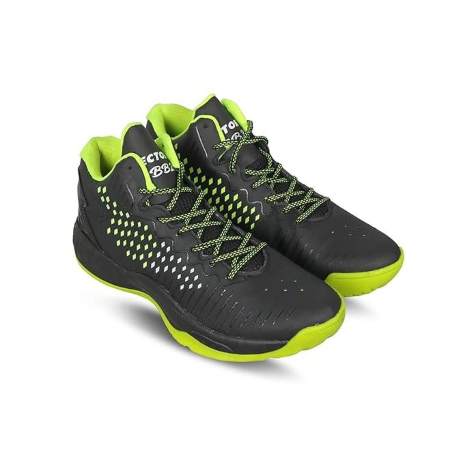 VECTOR X BB22 Basketball Shoes For Men (Black, Green) - Best Price online Prokicksports.com