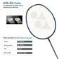 Yonex Arcsaber 2 Clear Badminton Racquet Strung 4U G4 | Balanced Frame for Control & Precision Play | Black/Blue - Best Price online Prokicksports.com