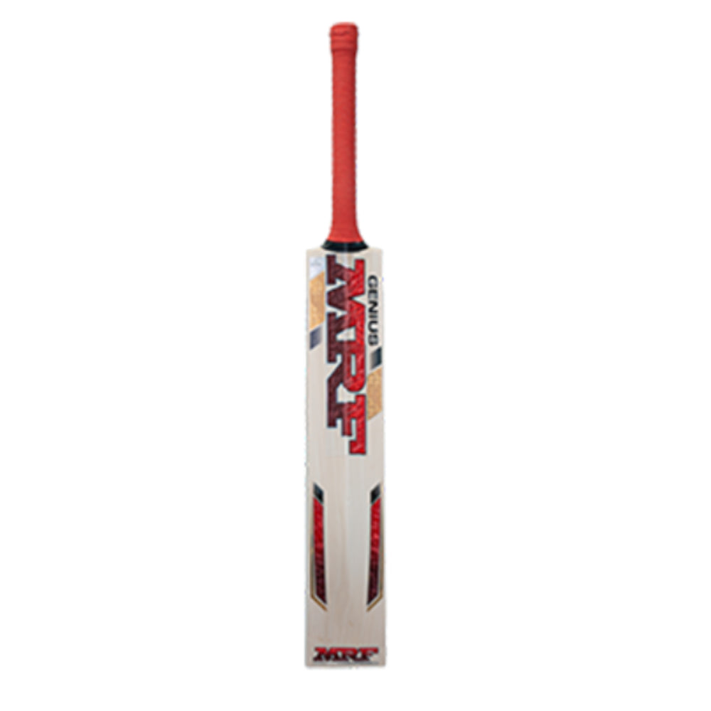 MRF Genius 360 English Willow Cricket Bat, Short Handle | Grade 1 Premium Willow with Thick Edges & 360° Stroke Play Performance - Best Price online Prokicksports.com