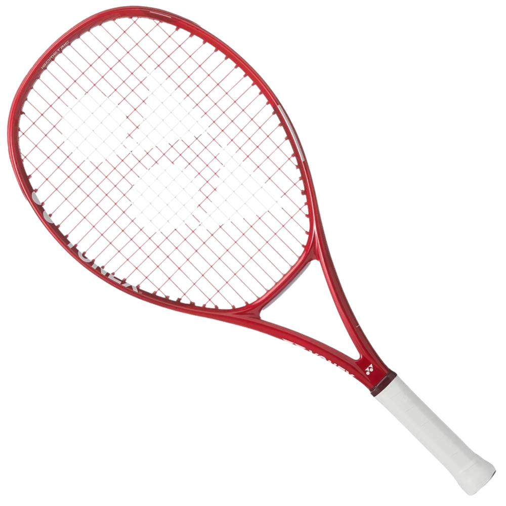 Yonex VCore 25 Strung Tennis Racquet, Ruby Red (G04) - 225 Grams | Junior Performance Racquet with Spin Technology & Lightweight Control - Best Price online Prokicksports.com