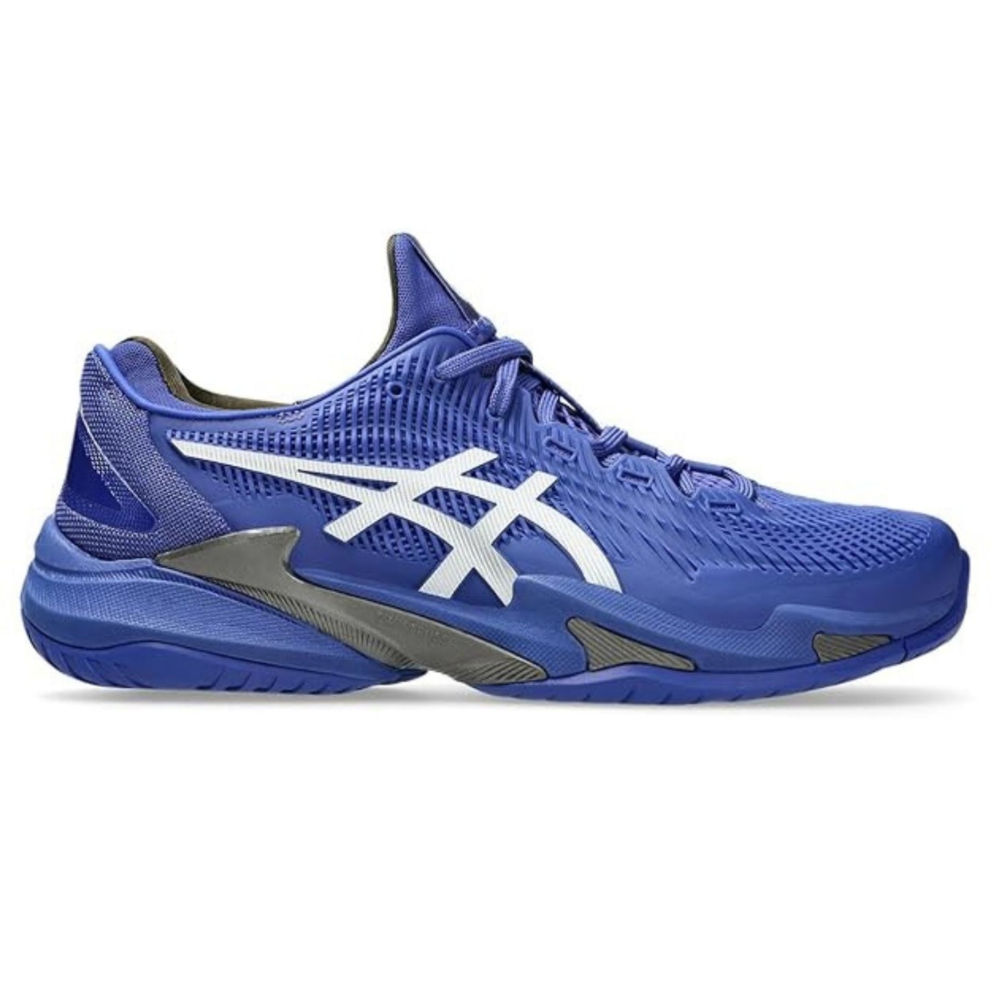 ASICS Court FF 3 Men’s Tennis Shoes – Tuna Blue/Pure Silver | Djokovic‑Inspired Zero‑Step Outsole & TWISTRUSS™ Support - Best Price online Prokicksports.com