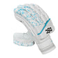 DSC Pro Right Hand Batting Gloves – Men’s (White/Sky Blue) | Professional Grip with Leather Palm & Multi-Flex Protection - Best Price online Prokicksports.com