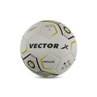 Vector X Impulse Thermo Fusion Football – Size 5 | Seamless Thermo Bonded Football for Training & Matches (White/Green) - Best Price online Prokicksports.com