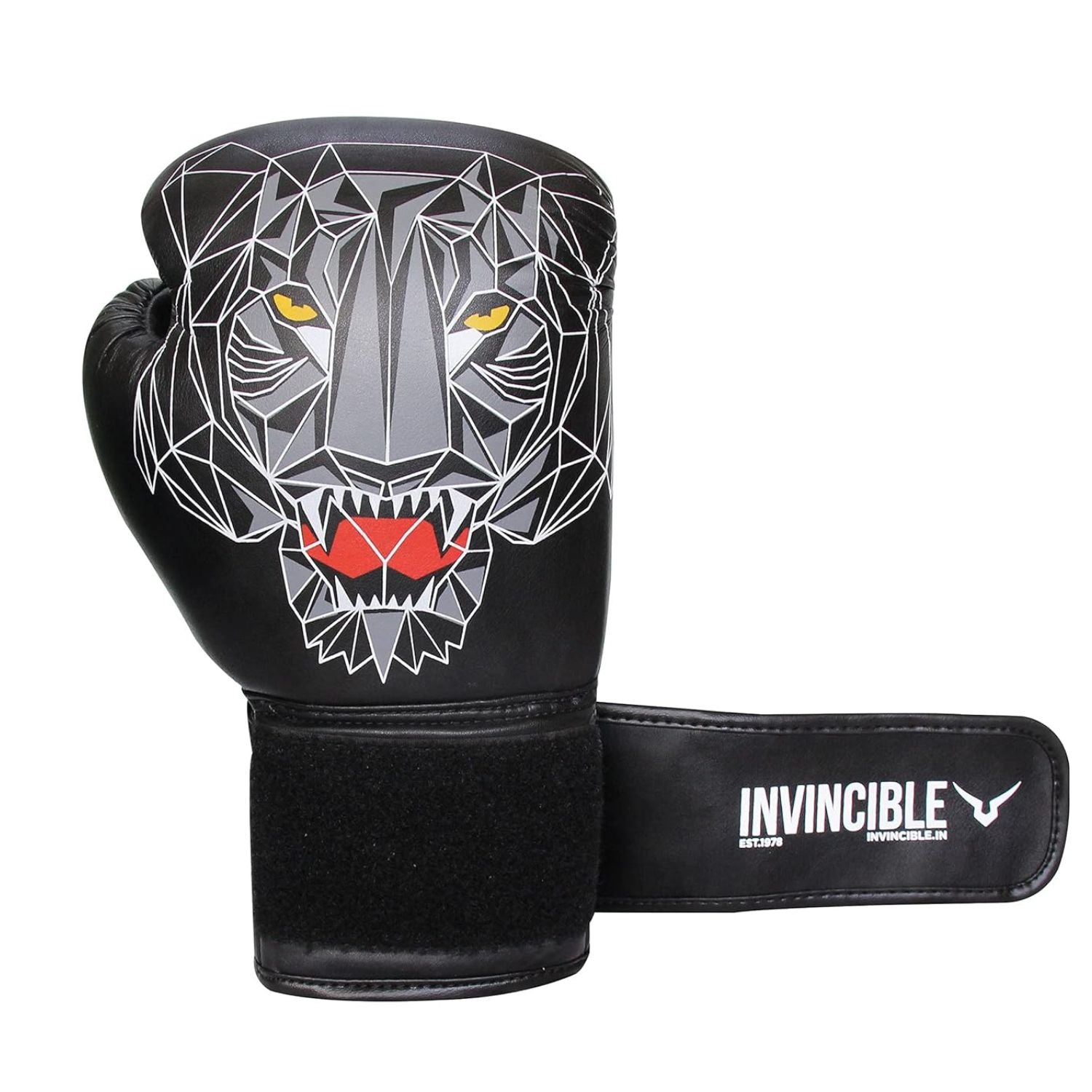 Invincible Limited Edition Combat Gloves – Tiger Print | Premium Synthetic Leather | MMA, Boxing, Kickboxing | Hook & Loop Closure – Men & Women - Best Price online Prokicksports.com