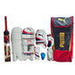 PUMA Junior Kashmir Willow Cricket Kit, Navy/Red | Complete Starter Kit with Durable Willow Bat, Protective Gear & Carry Bag - Best Price online Prokicksports.com