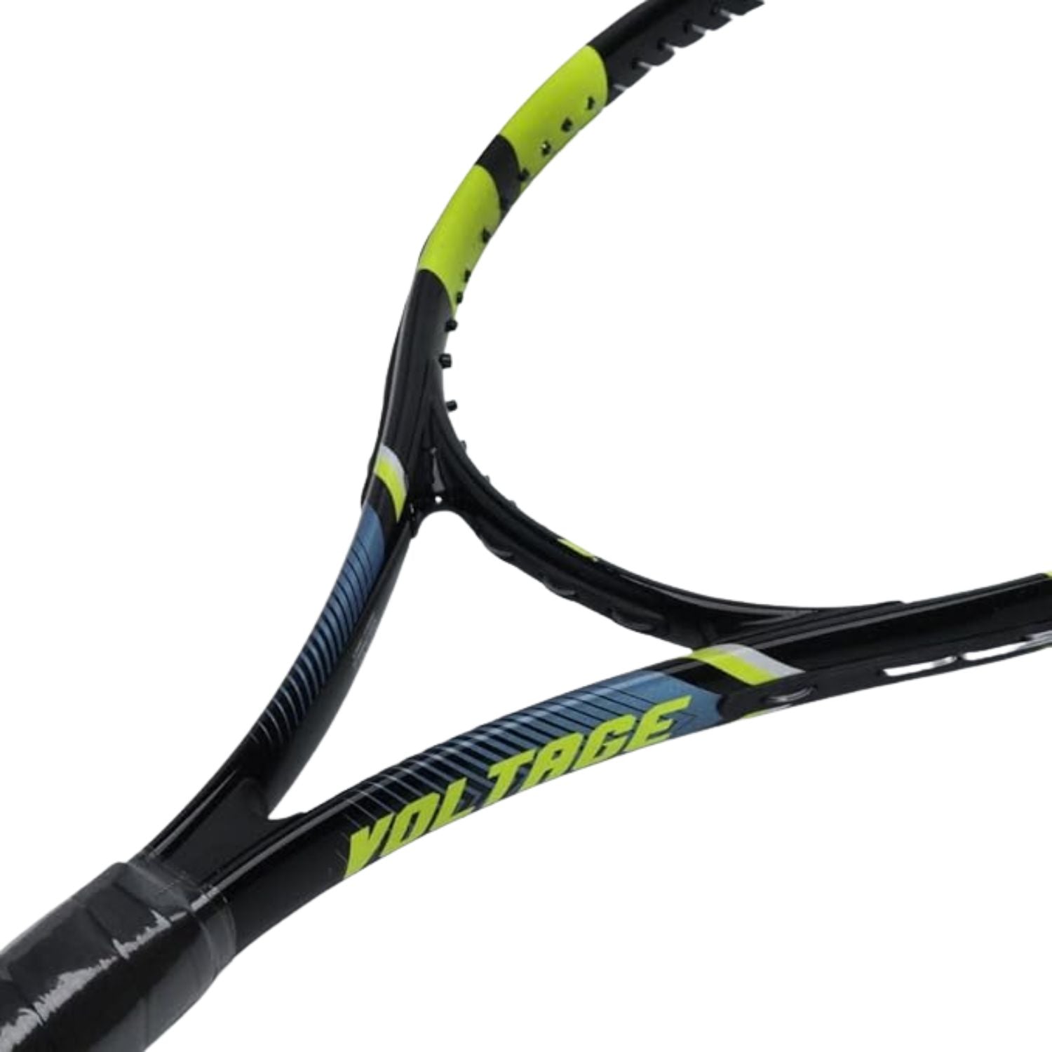 Babolat Voltage Strung Tennis Racquet - Black/Blue/Yellow | Grip 3 (4 3/8) | 270g | 16x19 String Pattern - Best Price online Prokicksports.com