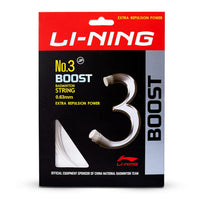 Li-Ning No. 3 Boost Badminton String with high Repulsion Power, 0.63mm - Best Price online Prokicksports.com