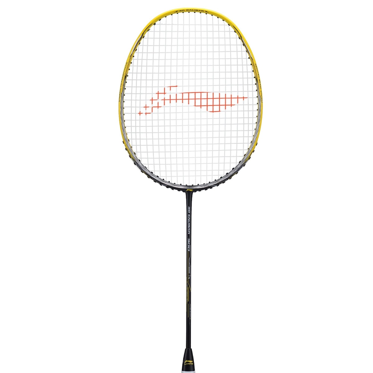 Li-Ning 3D Calibar 300 Unstrung Badminton Racquet, Yellow/Grey - Best Price online Prokicksports.com