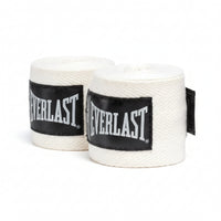 Everlast Core 120 In Handwraps | Breathable Poly-Cotton Boxing Wraps with Thumb Strap | White - Best Price online Prokicksports.com