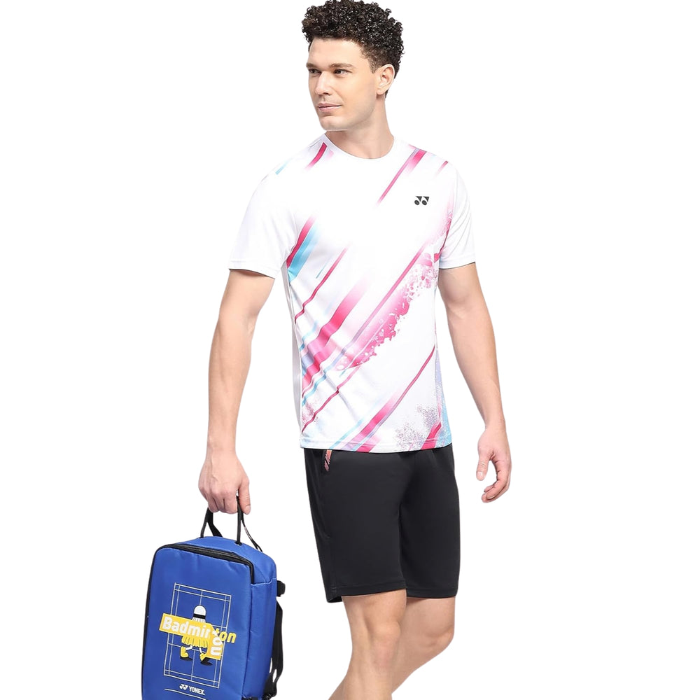 YONEX RJ H036-2877-Easy4-S Junior Round Neck T-Shirt - 100% Polyester| Lightweight | Breathable | Quick-Dry Sportswear for Junior | Comfortable Fit for Badminton & Training - Best Price online Prokicksports.com