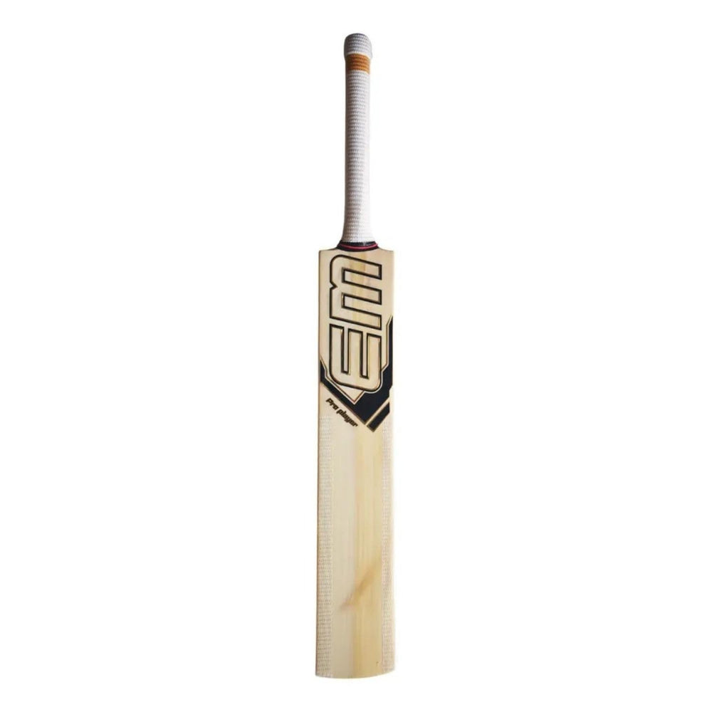 EM Pro Player English Willow Cricket Bat for Men | Hand-Crafted Lightweight Bat for Leather Ball, Club Matches & Tournaments