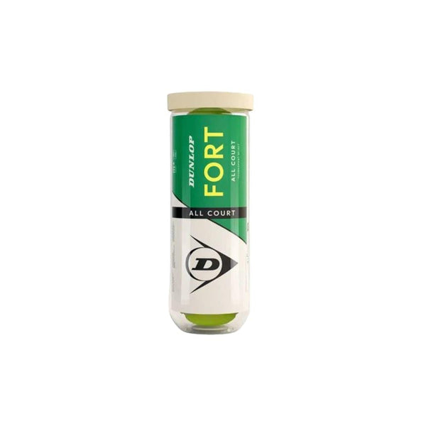 Dunlop Fort All Court Tennis Balls Can, Yellow (1 Can)