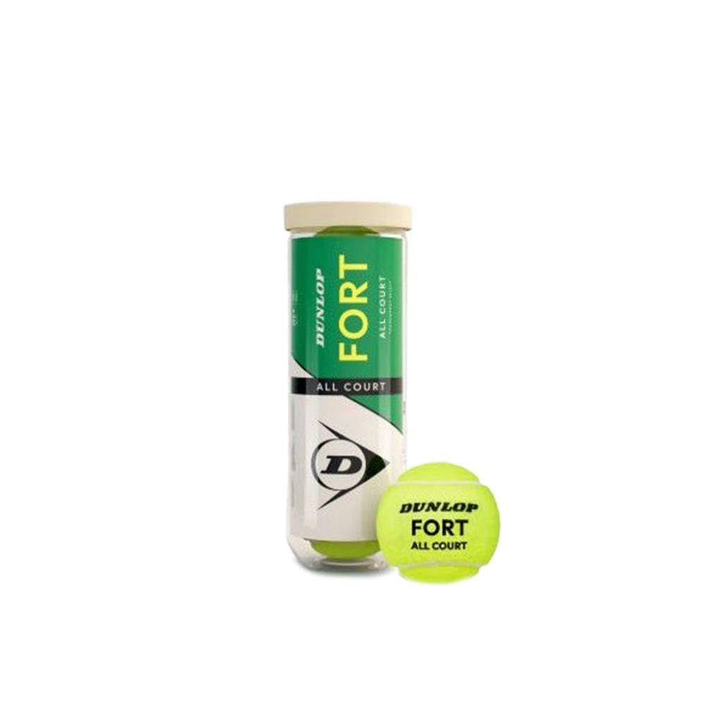 Dunlop Fort All Court Tennis Balls Carton, Yellow (24 Cans) - Best Price online Prokicksports.com