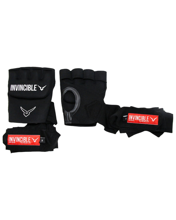 Invincible Gel Inner Gloves | Integrated Gel Padding with Hand Wrap Support | Comfortable Training Protection | Ideal for Boxing, MMA & Combat Sports