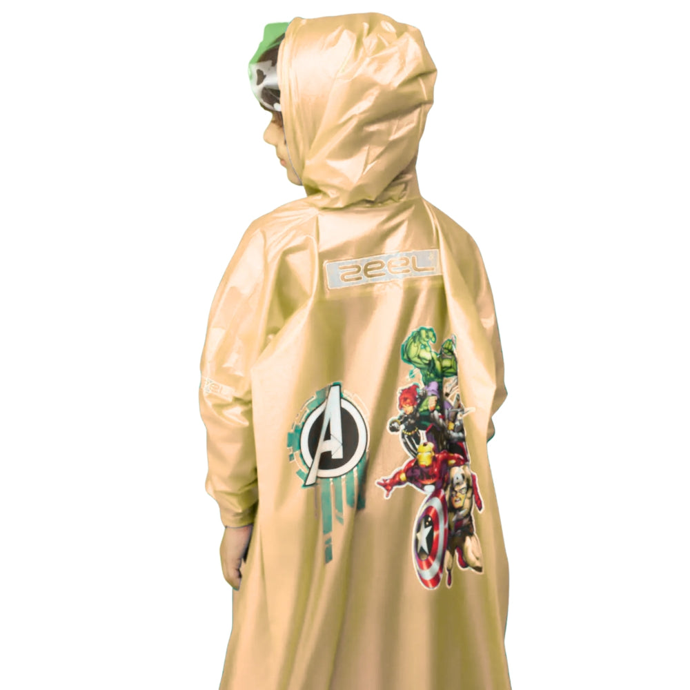 Zeel PG05 Kids Full Raincoat | Waterproof Full-Length Rainwear for Children