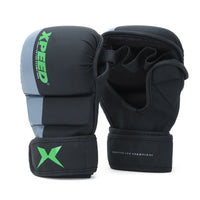 XPEED XP 1504 Striking Grappling Training Gloves | Premium PU Material | Full Wrap-Around Wrist Support | Multi-Purpose MMA & Martial Arts Gloves - Best Price online Prokicksports.com