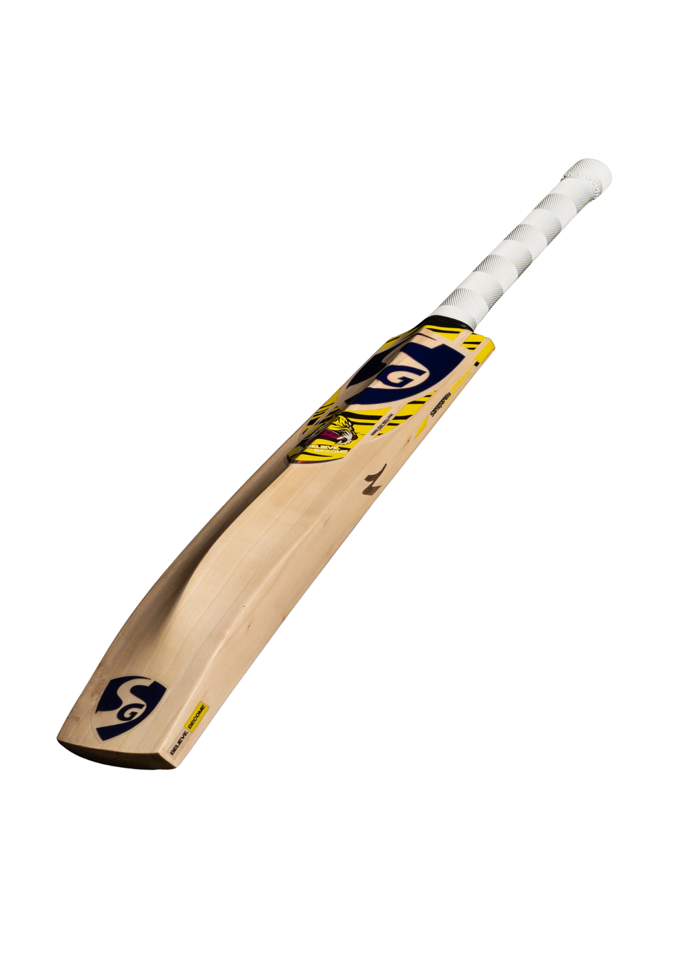 SG IK Icon English Willow Cricket Bat | Grade 3 Premium Willow, Massive Power Profile, Thick Edges, Singapore Cane Handle, Non-Slip Grip, Feather-Light Pick-Up