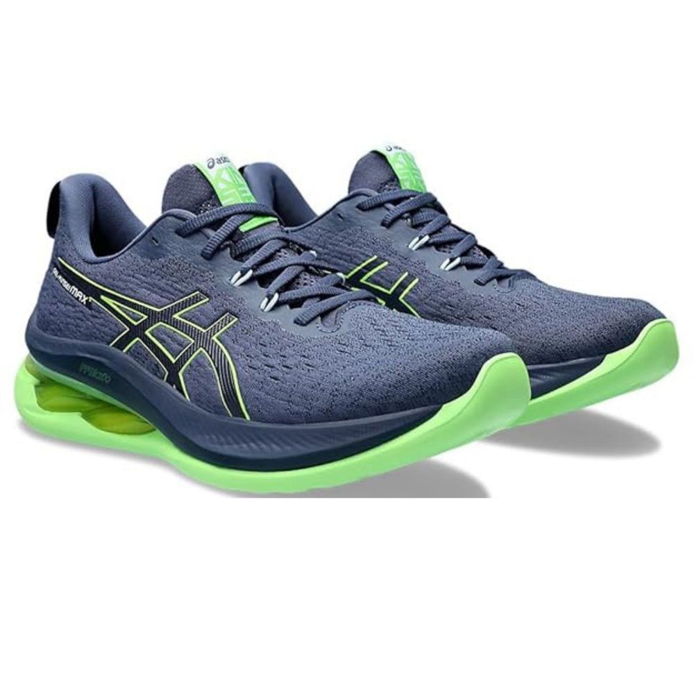 ASICS GEL-KINSEI MAX Men Running Shoes – Thunder Blue/Electric Lime, Premium Cushion Running Footwear with FF BLAST™ PLUS ECO & GEL™ Technology – UK 6 - Best Price online Prokicksports.com