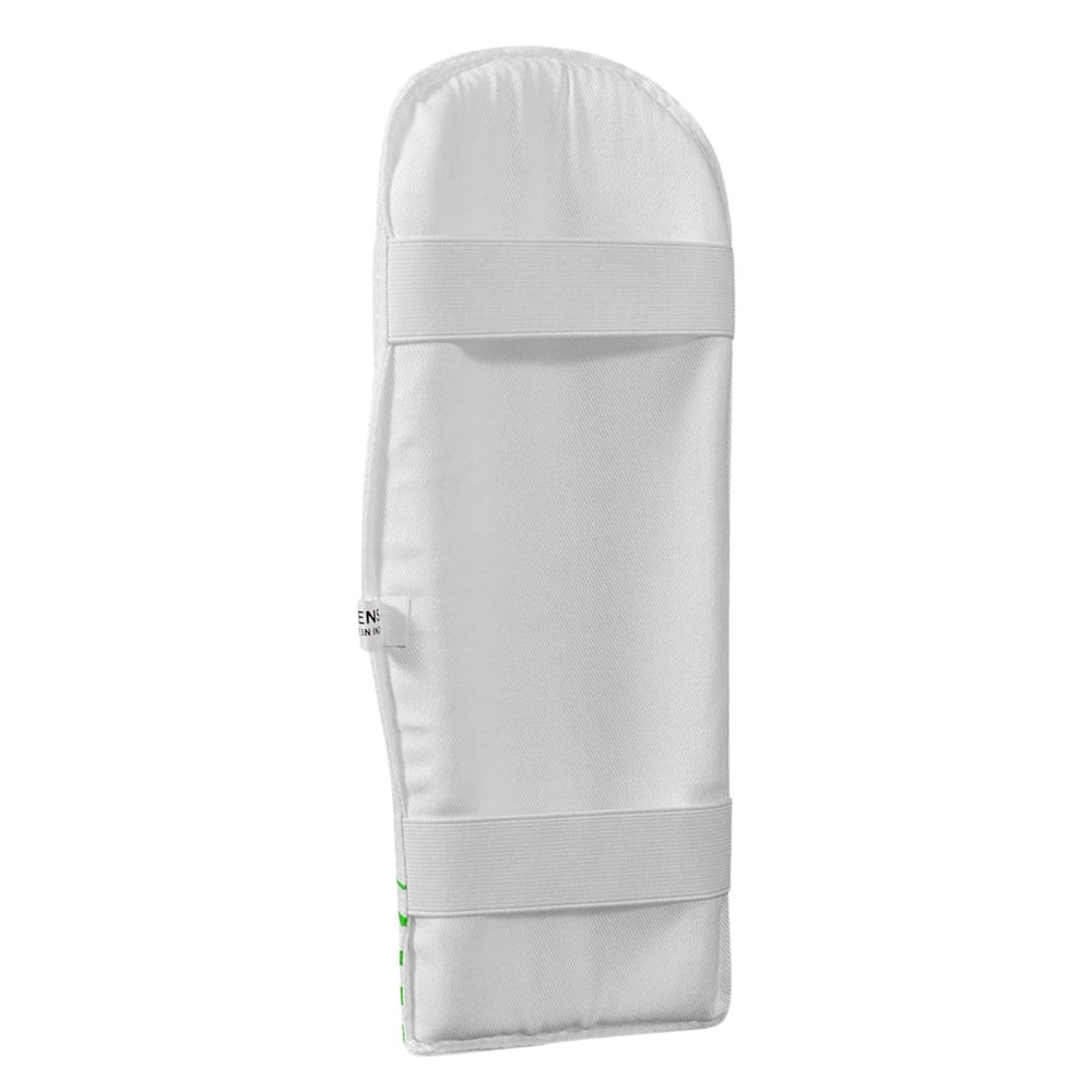 DSC Attitude Elbow Guard – Youth, Green/White, Cotton Fabric with Foam & Fiber Protection, Towel Backing - Best Price online Prokicksports.com
