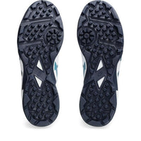 ASICS Gel-Peake 2 Cricket Shoes (Men) | Rubber Outsole | Breathable Mesh | Rearfoot GEL Cushioning | White/Atlantis Blue - Best Price online Prokicksports.com