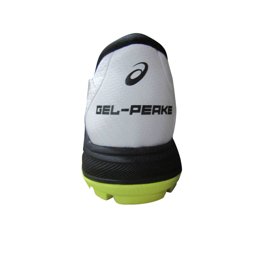 ASICS Gel-Peake 2 Cricket Shoes (Men) | Rubber Outsole | Breathable Mesh | Rearfoot GEL Cushioning | White/Atlantis Blue - Best Price online Prokicksports.com