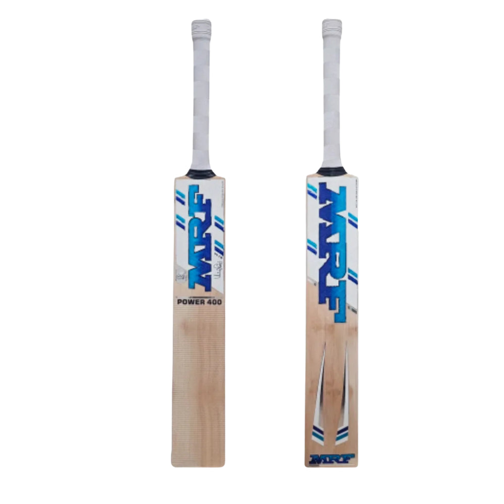 MRF Power 400 English Willow Cricket Bat, Short Handle | Grade 4 English Willow with Thick Edges & Balanced Pickup - Best Price online Prokicksports.com