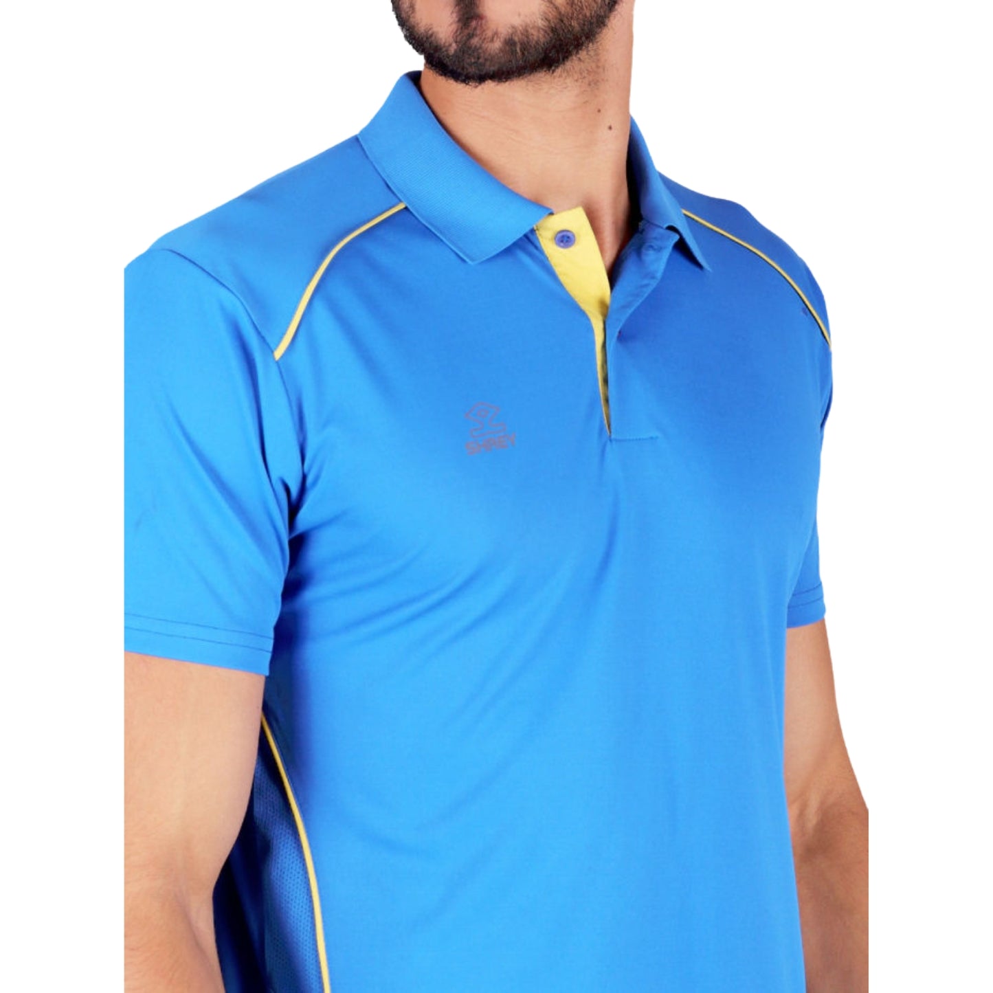 Shrey Rio Polo Half Sleeves T-Shirt – Lightweight, Breathable Sports Polo for Cricket, Training, Coaching, and Daily Active Wear with Stylish Fit - Best Price online Prokicksports.com