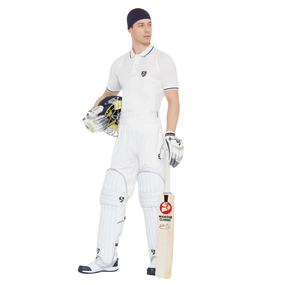 SG Test Cricket Whites Pant – Comfortable, Breathable Full-Length Trouser for Match Play, Practice, and Professional Cricket with Elastic Waist and Pockets - Best Price online Prokicksports.com