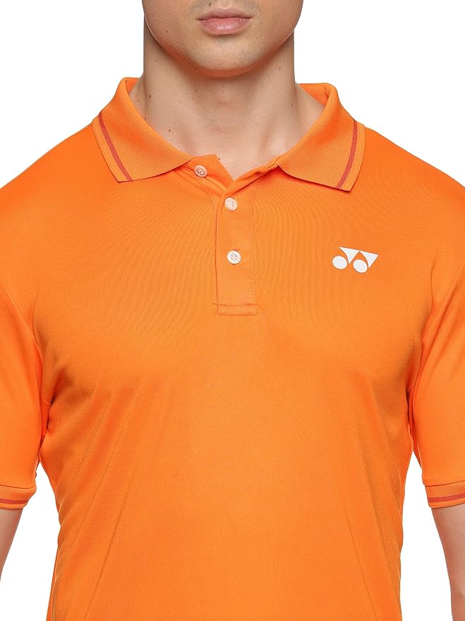 Yonex 2402 Easy22 Men’s Polo T-Shirt | Short Sleeve, Polo Collar, Solid Pattern, Standard Length, T-Back Cut, Pull-On Sports Wear for Badminton & Training