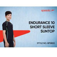 Speedo Hyperboom Short Sleeve Suntop – Boys UV Protection Swimwear Top, Quick Dry Stretch Fabric, Performance Swim Rashguard - Best Price online Prokicksports.com