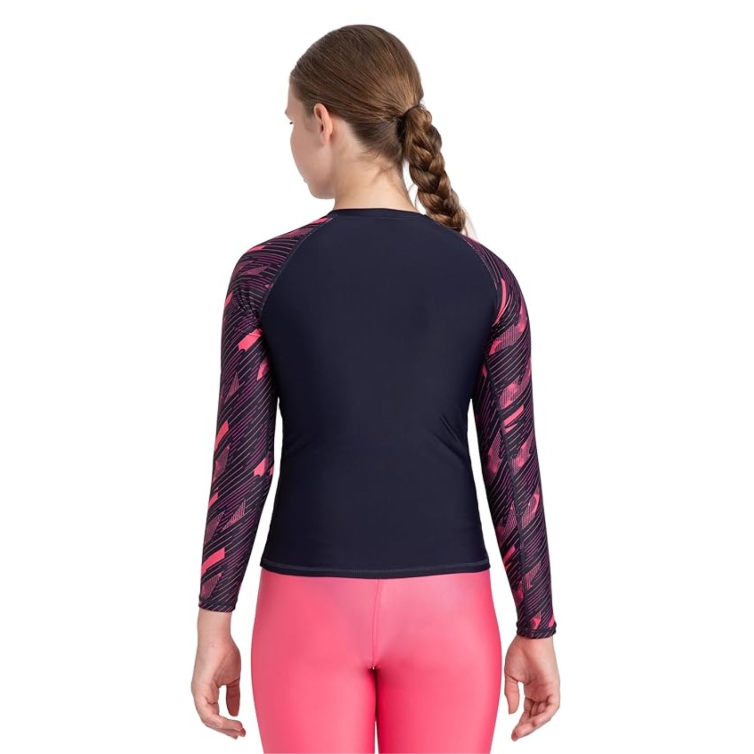 Speedo JF Hypbm Sp LS SunTop Swimming – Girls’ Long Sleeve SunTop - Best Price online Prokicksports.com