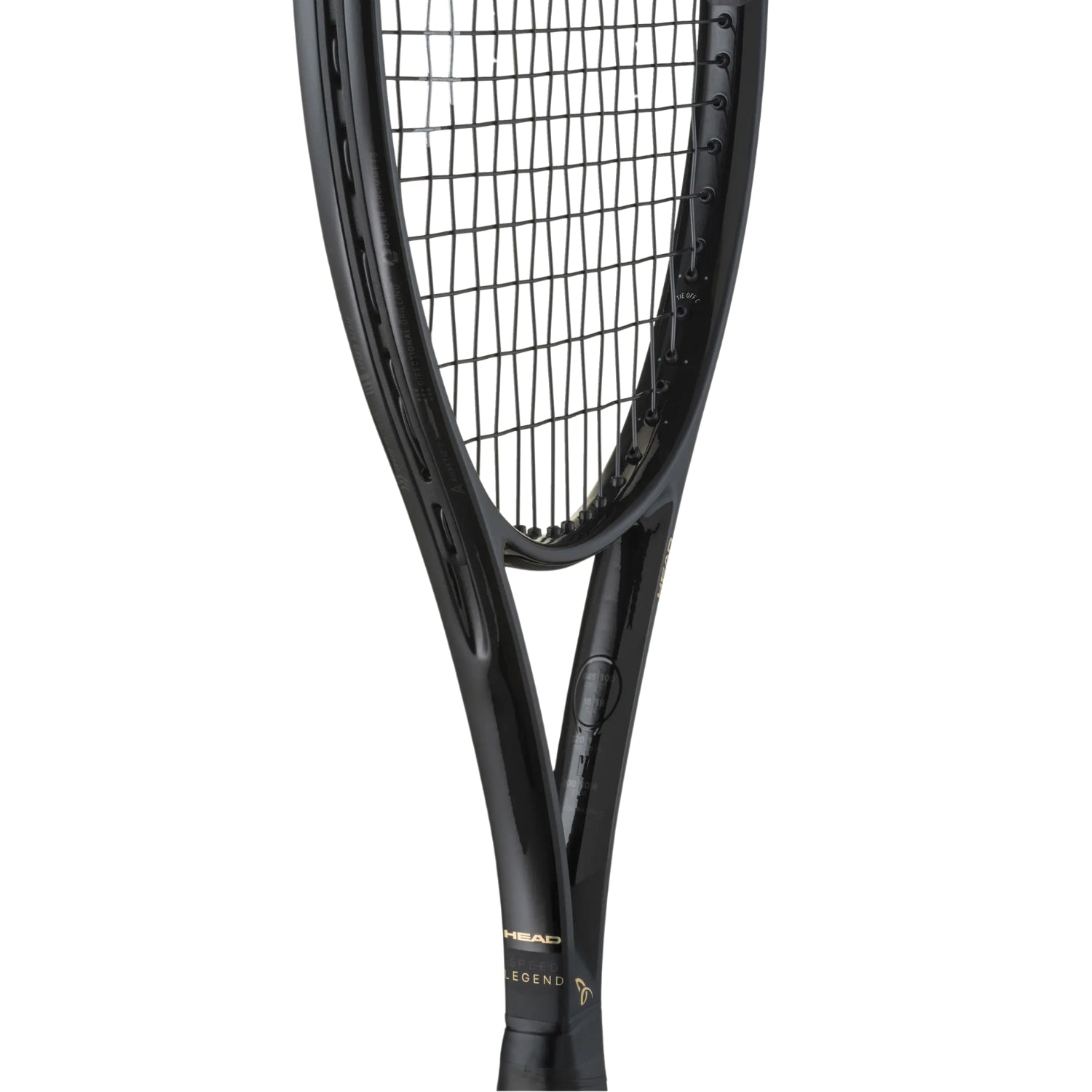 Head Speed MP Legend Unstrung Tennis Racquet – 300g (G3 4 3/8) | Graphite Frame with Auxetic Technology, 16x19 String Pattern & Premium Black Edition for Power & Control - Best Price online Prokicksports.com