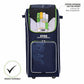 DSC EVOQ Duffle Cricket Kit Bag with Wheelie – Navy/F Yellow, Premium Wheelie Duffle Cricket Gear Bag with Large Capacity & Durable Fabric - Best Price online Prokicksports.com