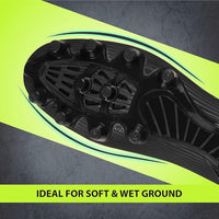 NIVIA Airstrike Kids Football Shoes | Mid-Top TPU Football Studs with EVA Cushioning & Superior Grip - Best Price online Prokicksports.com
