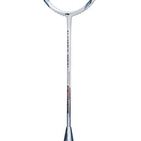 Li-Ning G-Force 8900 Extra Strong Strung Badminton Racquet (3U G6) | Head-Heavy Carbon Graphite Frame with 35 lbs Tension for Power Play (White/Silver) - Best Price online Prokicksports.com