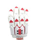 Gray Nicolls GN8 Test Right Hand Batting Gloves – Men’s (White/Red) | Pro-Level Protection with Fibre Shield & Premium Leather Palm - Best Price online Prokicksports.com