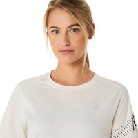 ASICS ICON SS TOP for Women | Lightweight Quick-Dry Polyester T-Shirt with Breathable Fabric & Reflective Details for Running and Training - Best Price online Prokicksports.com