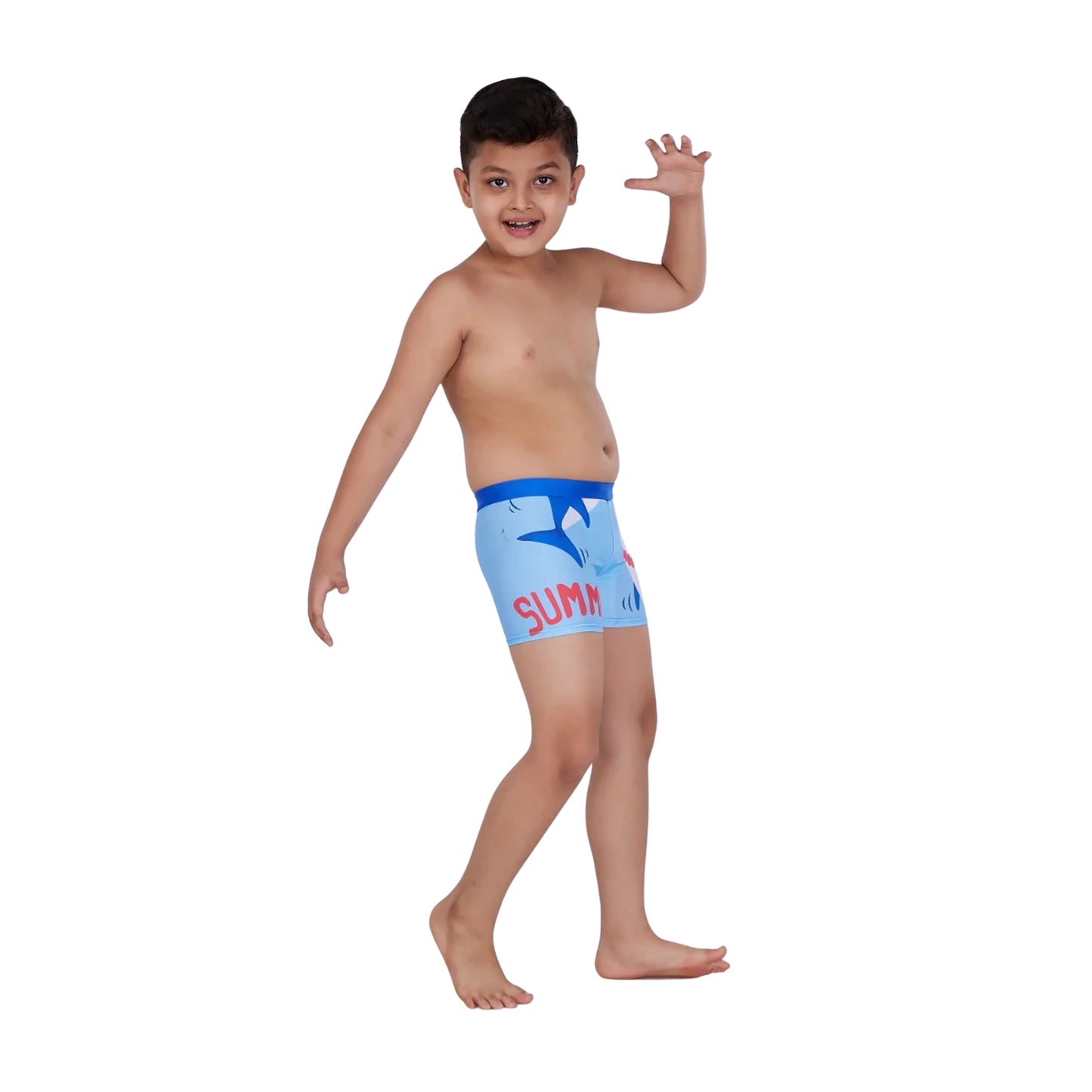 Airavat Coral 1516 Kids Swimming Jammer | Comfortable Boys Swim Shorts | Quick-Dry, Stretchable Swimwear for Training & Pool Use - Best Price online Prokicksports.com