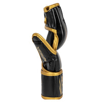Venum Challenger 2.0 MMA Gloves | Open Palm Training Gloves with High Density Padding & Secure Wrist Strap | Black/Gold - Best Price online Prokicksports.com